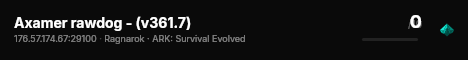 Axamer rawdog - (v361.7) live status badge