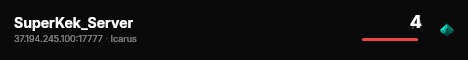 SuperKek_Server live status badge