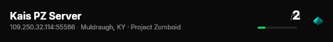 Kais PZ Server live status badge