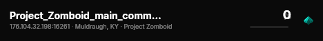 Project_Zomboid_main_community_server live status badge
