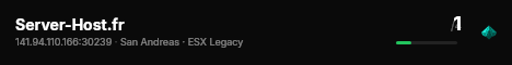 Server-Host.fr live status badge