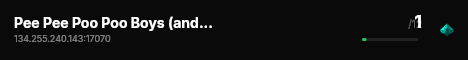 Pee Pee Poo Poo Boys (and girl) live status badge