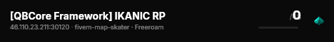 [QBCore Framework] IKANIC RP live status badge