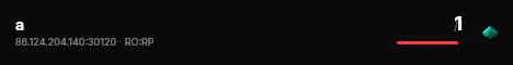 a live status badge