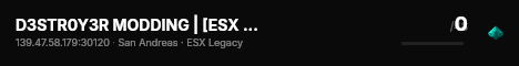 D3STR0Y3R MODDING | [ESX Legacy] live status badge