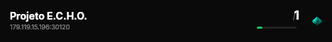 Projeto E.C.H.O. live status badge