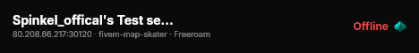 Spinkel_offical's Test server live status badge