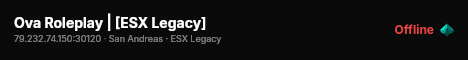 Ova Roleplay | [ESX Legacy] live status badge