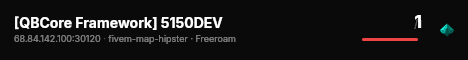 [QBCore Framework] 5150DEV live status badge