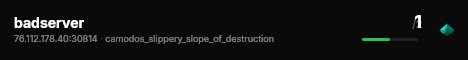 badserver live status badge
