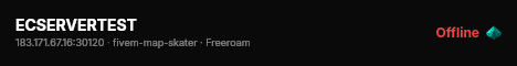 ECSERVERTEST live status badge