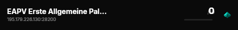 EAPV Erste Allgemeine Palworld Verunsicherung live status badge