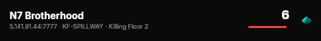 N7 Brotherhood live status badge