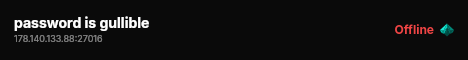 password is gullible live status badge