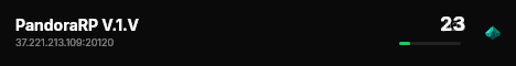 PandoraRP V.1.V live status badge