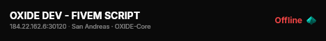 OXIDE DEV - FIVEM SCRIPT live status badge
