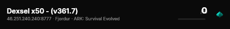 Dexsel x50 - (v361.7) live status badge