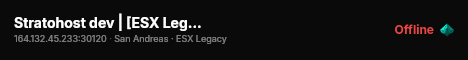 Stratohost dev | [ESX Legacy] live status badge