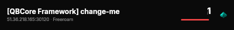 [QBCore Framework] change-me live status badge