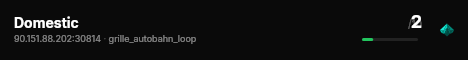 Domestic live status badge