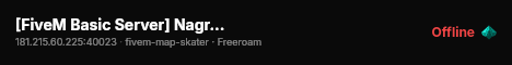 [FiveM Basic Server] NagrywkiZombie#3 live status badge