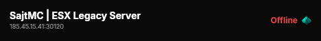 SajtMC | ESX Legacy Server live status badge