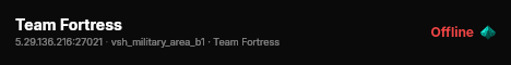 Team Fortress live status badge