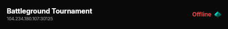Battleground Tournament live status badge