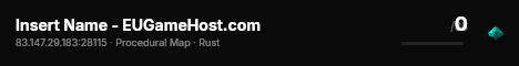 Insert Name - EUGameHost.com live status badge