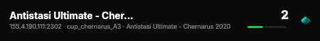 Antistasi Ultimate - Chernaus2020 live status badge
