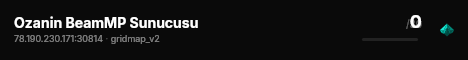 Ozanin BeamMP Sunucusu live status badge