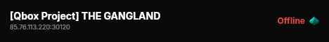 [Qbox Project] THE GANGLAND live status badge