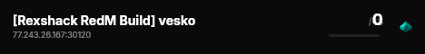 [Rexshack RedM Build] vesko live status badge