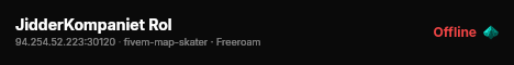 JidderKompaniet Rol live status badge