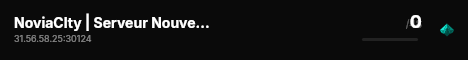NoviaCIty | Serveur Nouvelle génération| Scripts Personnel | Univers varié pour chaque personjne | NEW SERVER | live status badge