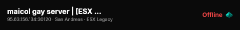 maicol gay server | [ESX Legacy] live status badge