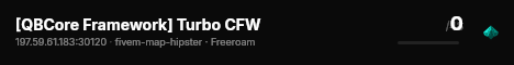 [QBCore Framework] Turbo CFW live status badge