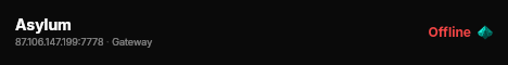 Asylum live status badge