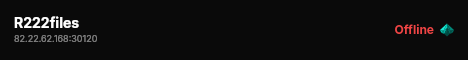 R222files live status badge