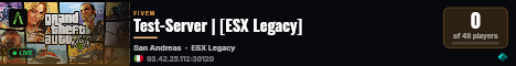 Test-Server | [ESX Legacy] live status badge