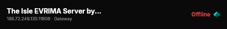 The Isle EVRIMA Server by Pingplayers live status badge