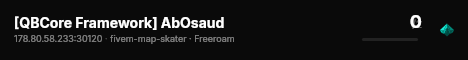 [QBCore Framework] AbOsaud live status badge