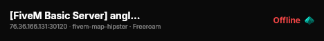 [FiveM Basic Server] anglereject live status badge