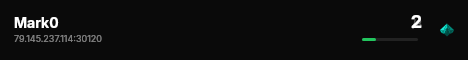 Mark0 live status badge
