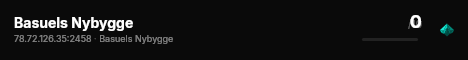 Basuels Nybygge live status badge