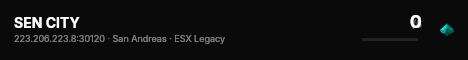 SEN CITY live status badge
