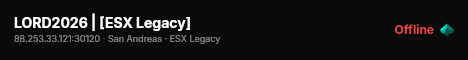 LORD2026 | [ESX Legacy] live status badge