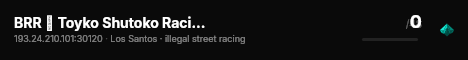 BRR 🗼 Toyko Shutoko Racing ▀▄▀▄ ▀▄▀▄ live status badge