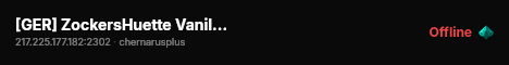 [GER] ZockersHuette Vanilla with Trains live status badge