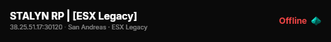 STALYN RP | [ESX Legacy] live status badge
